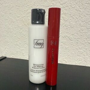 Moisturizing Eye Makeup Remover Lotion and Volume Mascara